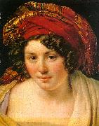 Anne-Louis Girodet-Trioson A Woman in a Turban oil on canvas
